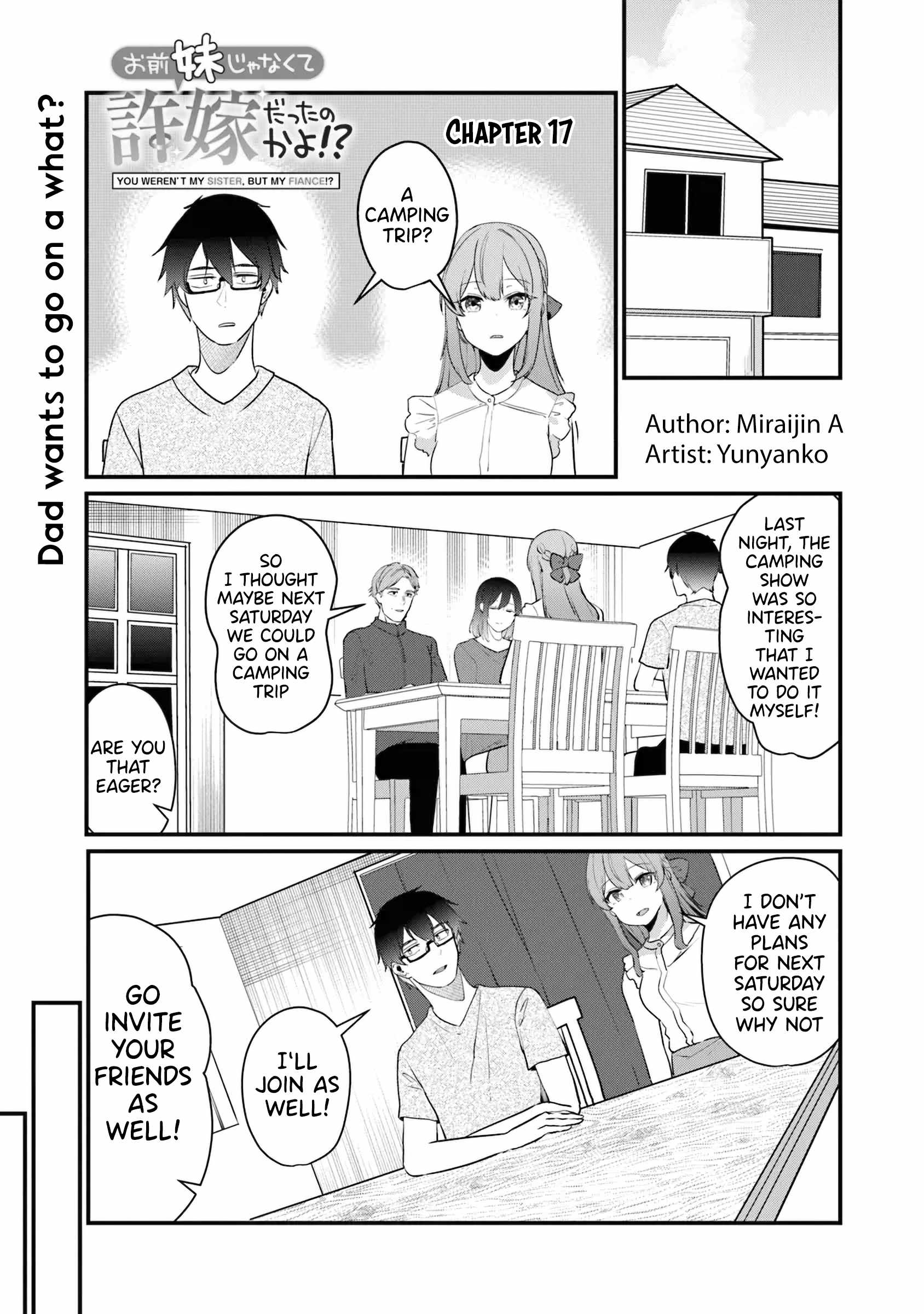 You weren't my sister, but my fiancée!? Chapter 17 2